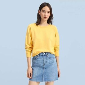 The Lightweight French Terry Crew - Yellow